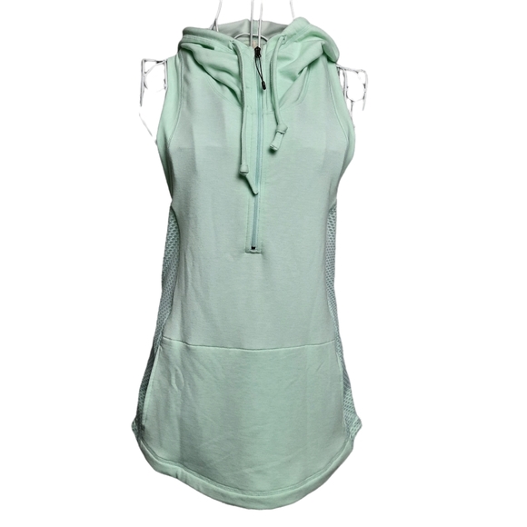 Calia Sleeveless Activewear Hoodie Mint Green SZ XS - Picture 1 of 8